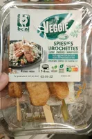 Brochettes marinées Veggie bbq