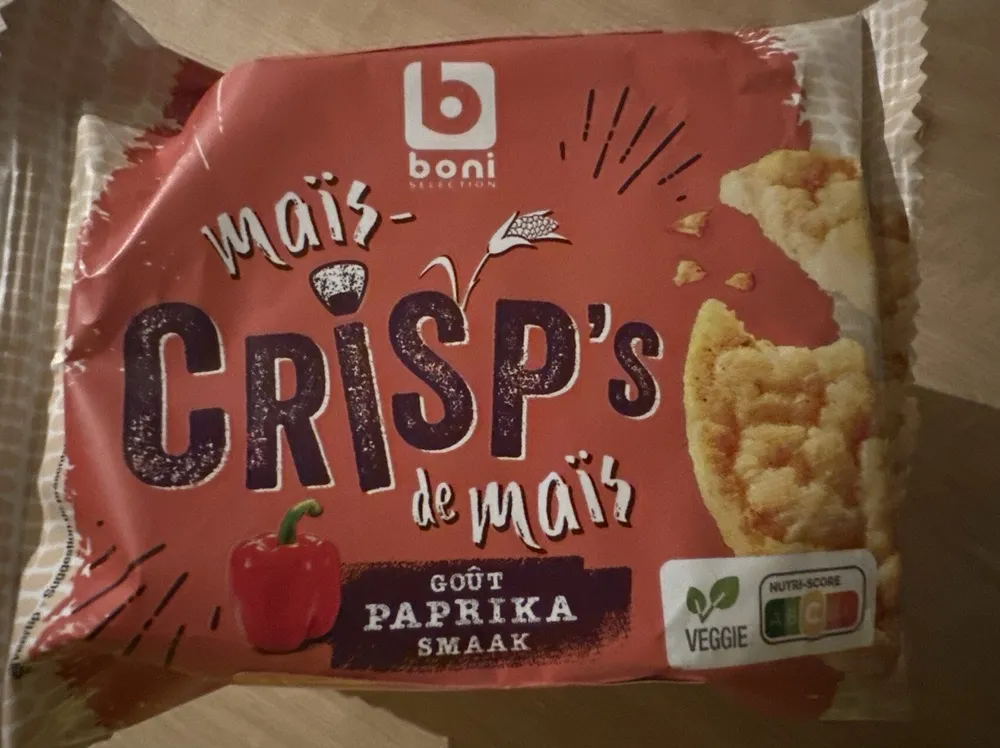 Maïs Crisps Paprika