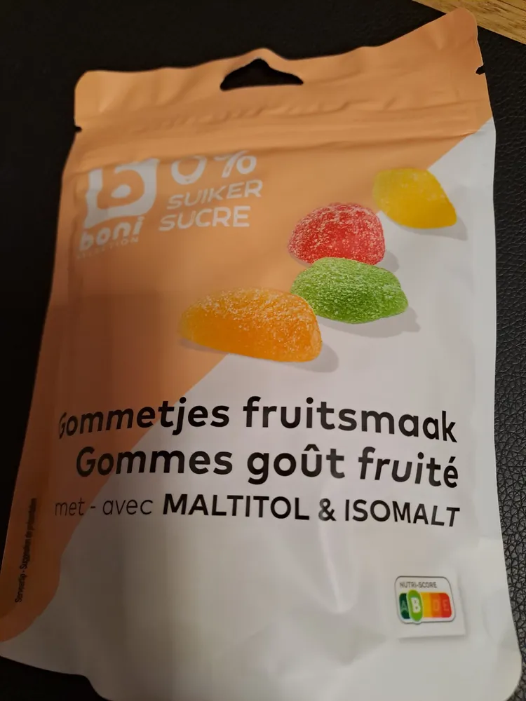 Gommes goût fruité