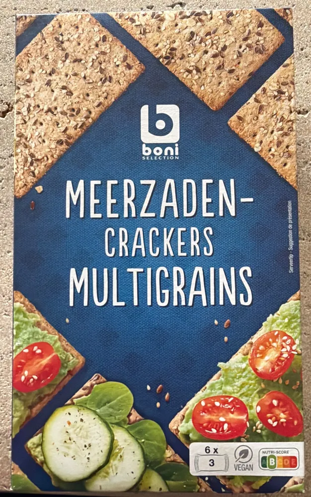 Meerzaden-crackers multigrains