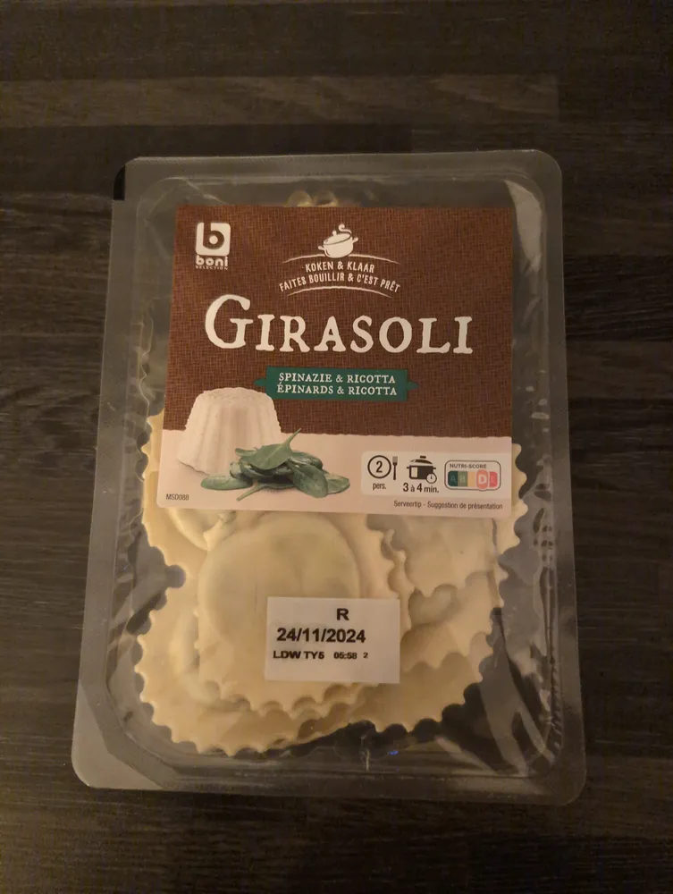 Girasoli spinaci e ricotta