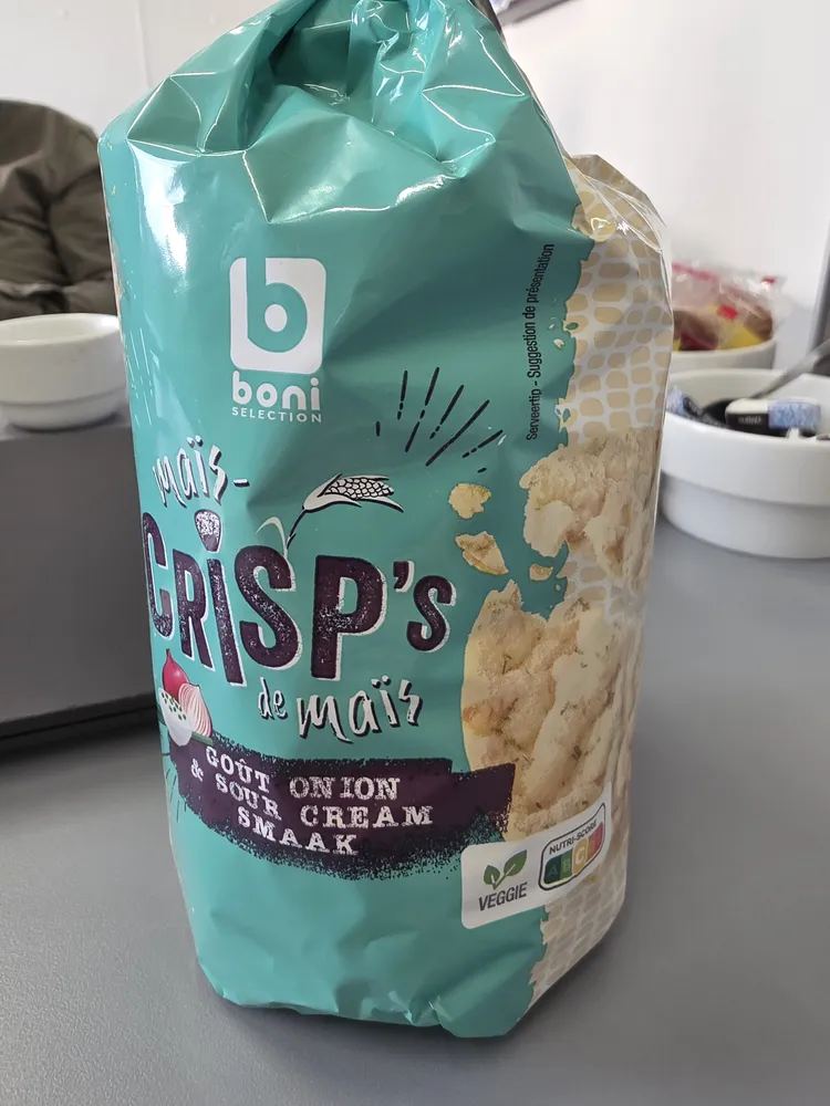 Crisp's de maïs goût onion & sour cream
