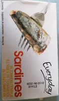 Sardines à l'huile de tournesol