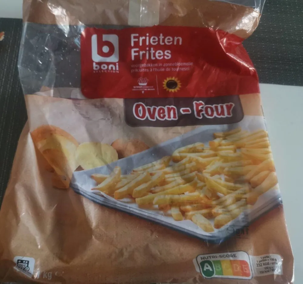 Frites précuites, surgelées