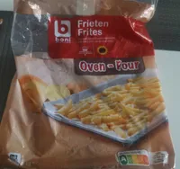 Frites précuites, surgelées