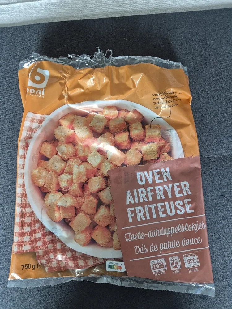 Zoete Aardappeblokjes