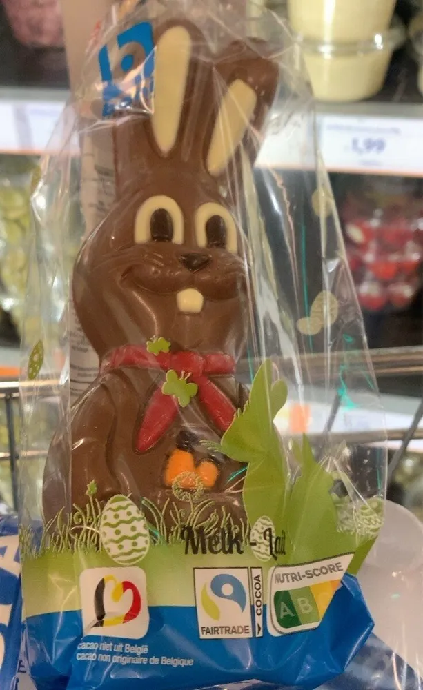 Lapin de Pâques chocolat au lait