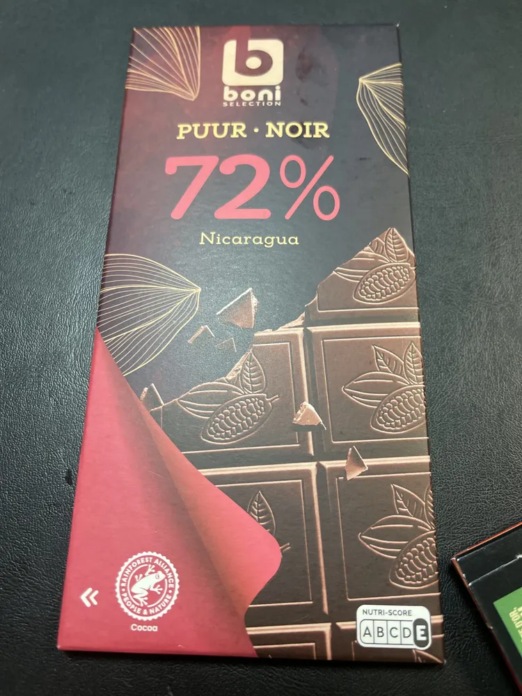 Chocolat Noir 72% Nicaragua