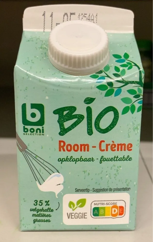 Crème fouettable bio
