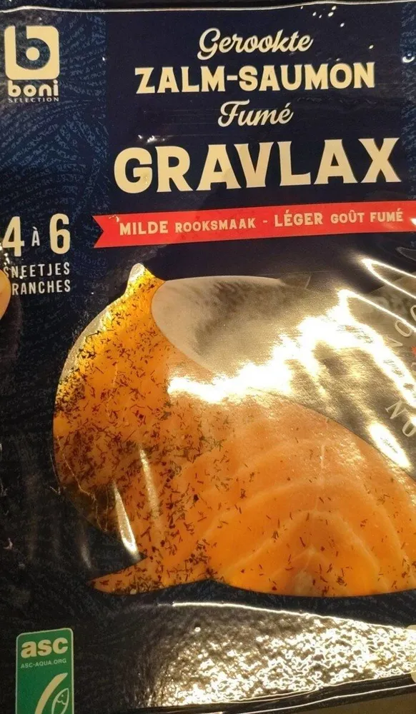 Boni sélection gravlax saumon fumé