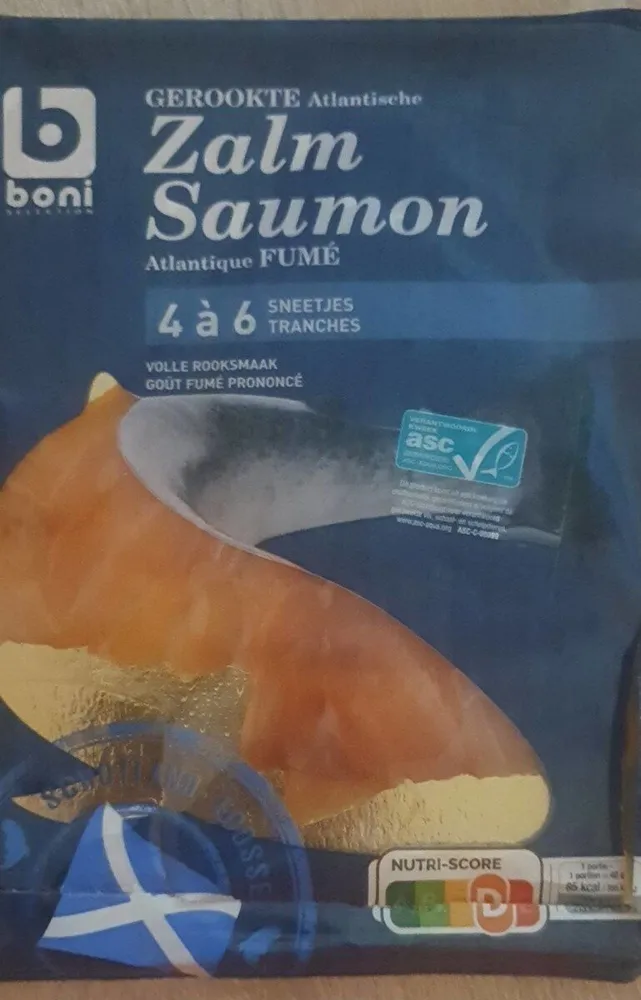 Saumon atlantique fumé