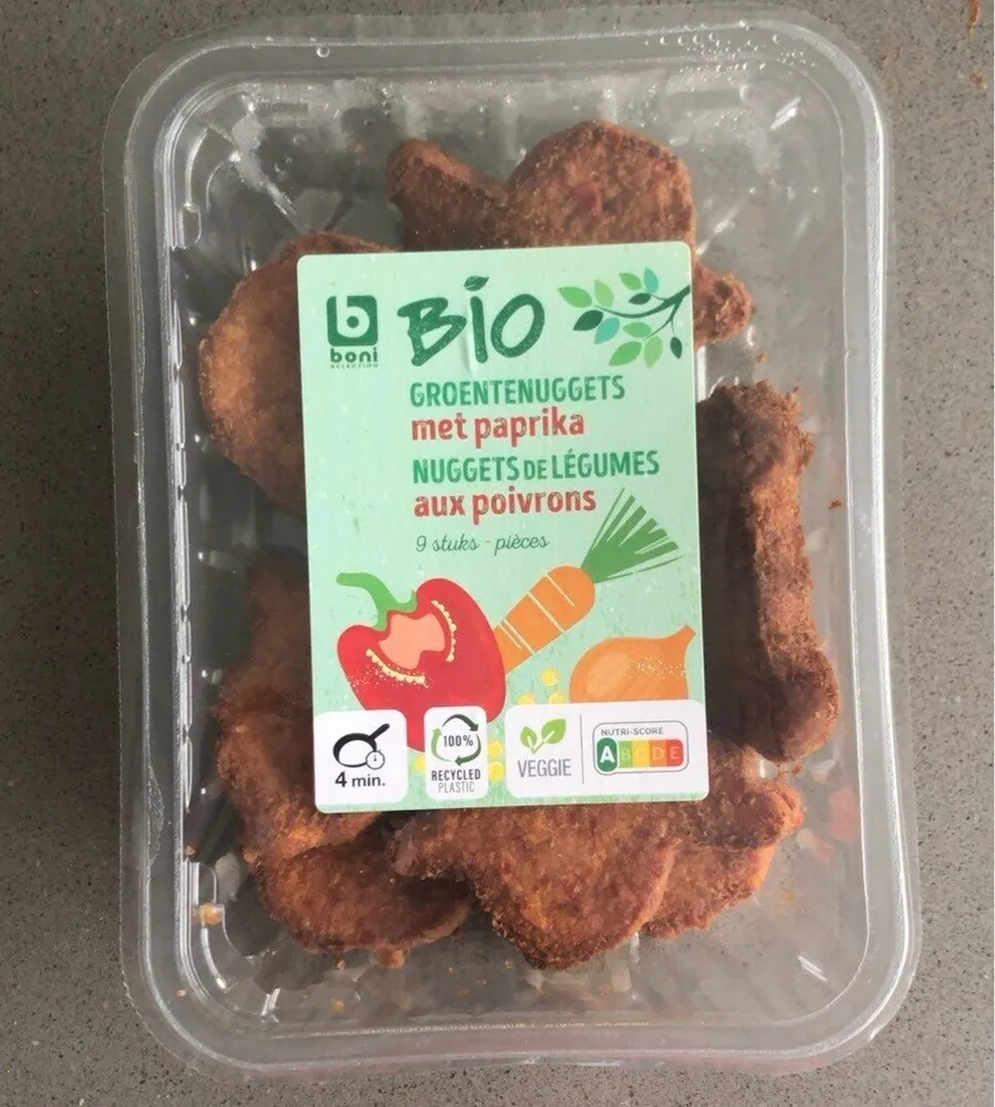 Groentennuggets met paprika
