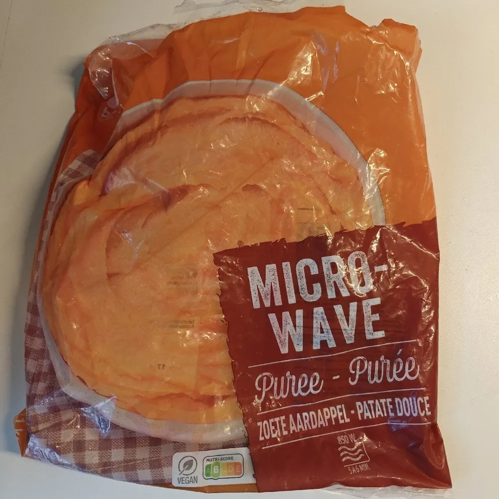 Purée patate douce