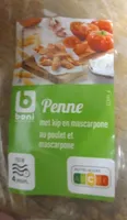 Penne au poulet et mascarpone