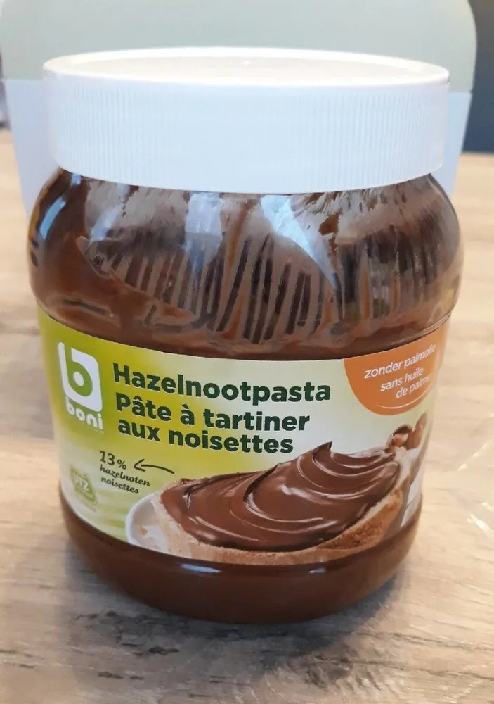 Pâte à tartiner aux noisettes