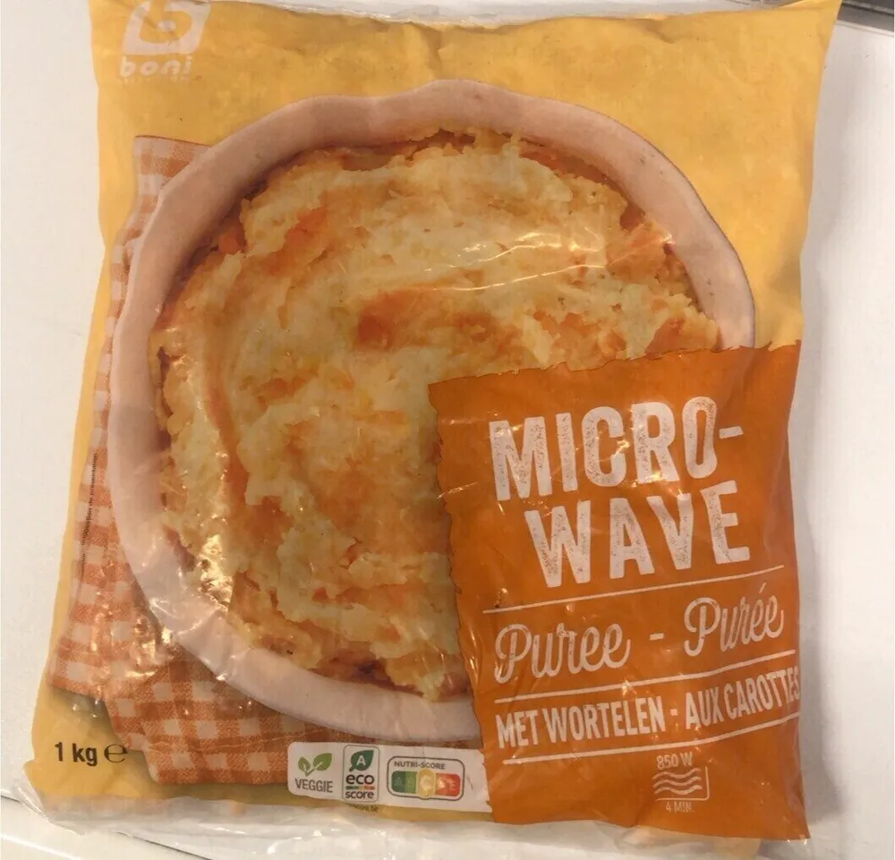Aardappelpuree met wortelen