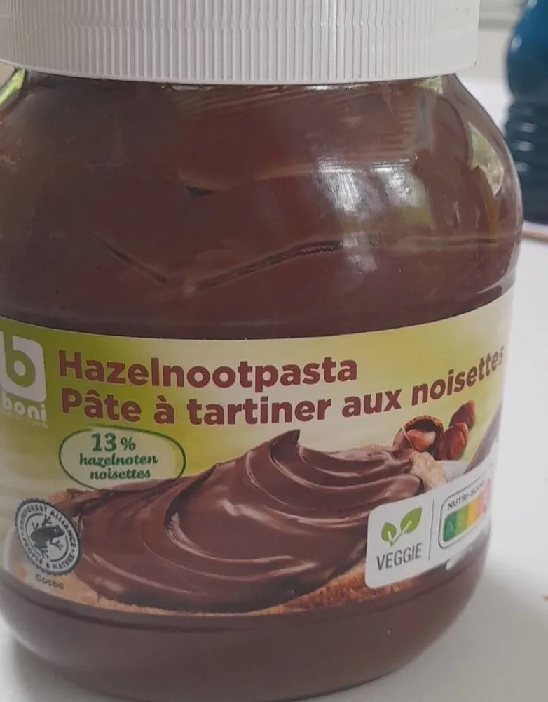Pâte à tartiner aux noisettes