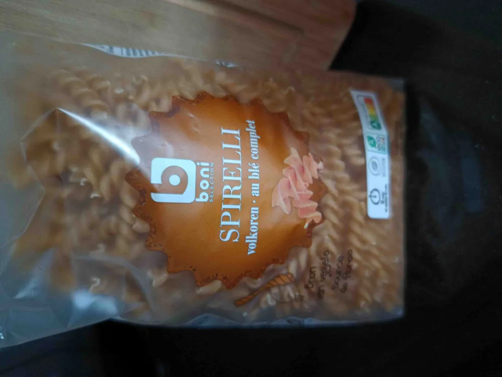Volkoren spirelli