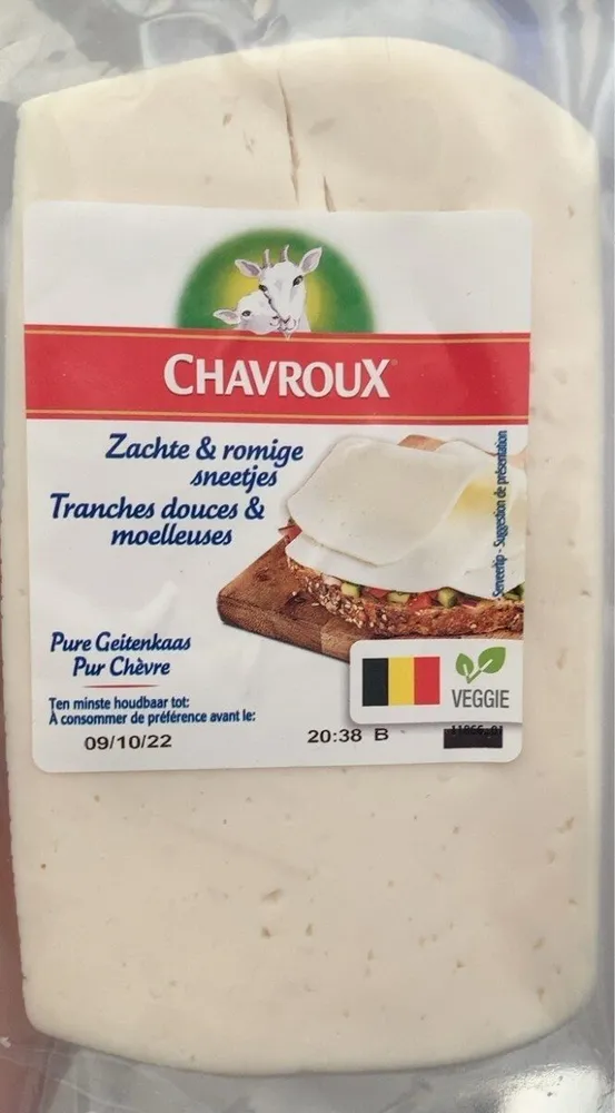 tranches fromage de chèvre