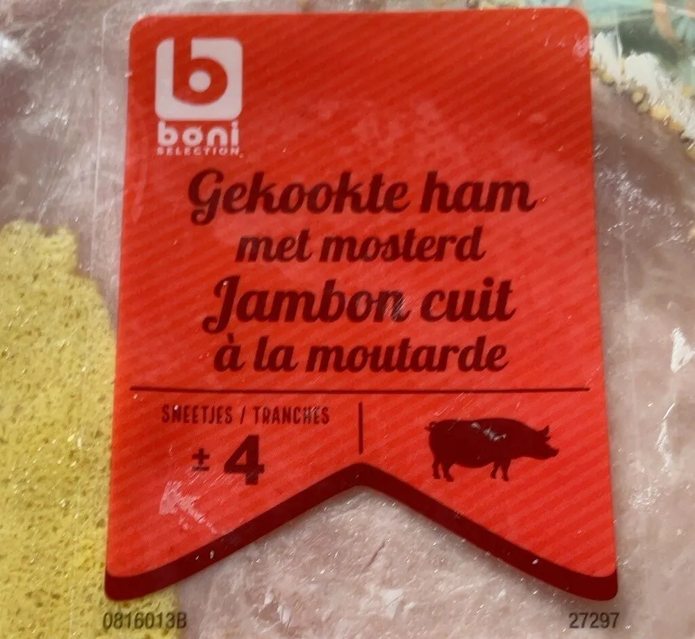 Jambon cuit a la moutarde