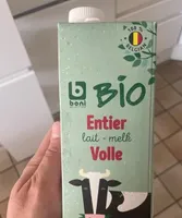 Lait entier bio / Volle melk bio
