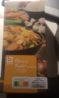 Poulet au curry avec riz long grain