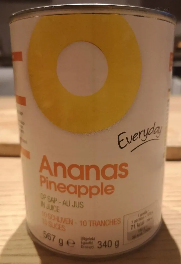 Ananas au jus