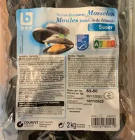 Moules fraîches de Zélande