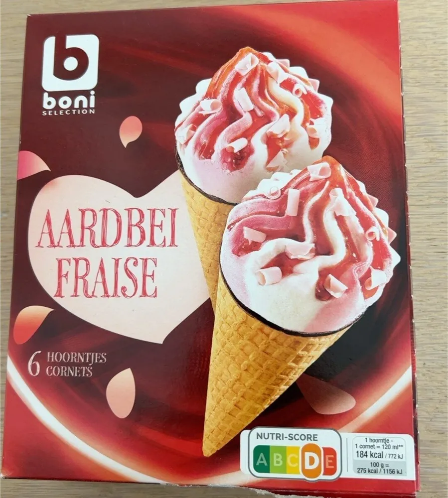 Cornets Fraise