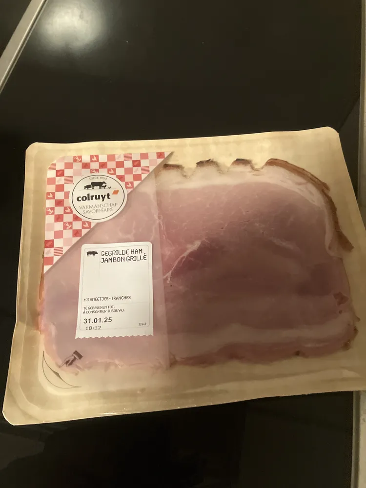 Gegrilde ham / Jambon grillé