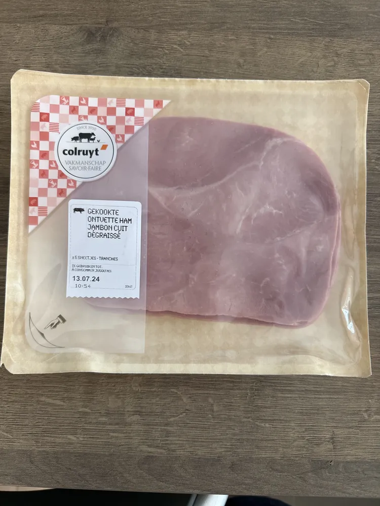 Gekookte ontvette ham