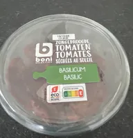 Zongedroogde tomaten basilicum