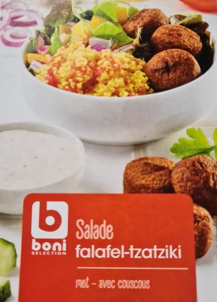 Salade falafel-tzaziki