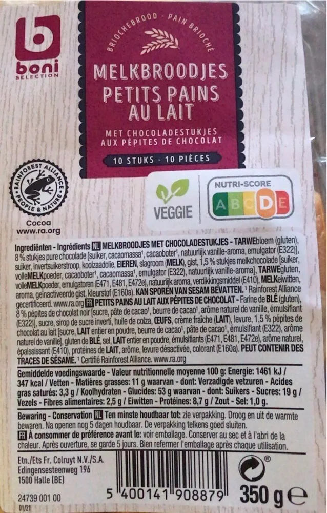 Petits pains au lait