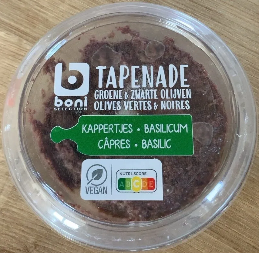Tapenade olives vertes & noires, câpres et basilic