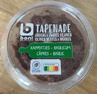 Tapenade olives vertes & noires, câpres et basilic