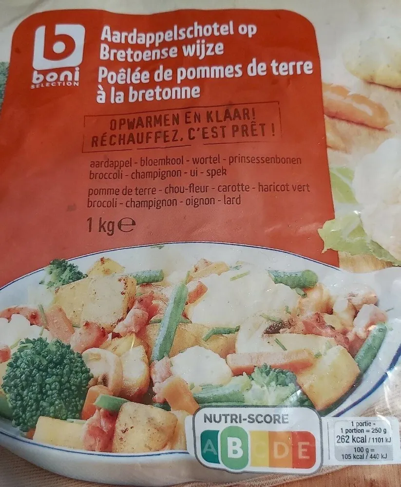 Poêlée de pommes de terre à la bretonne