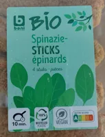 Spinazie sticks