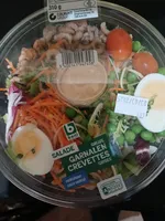 Salade grecque aux crevettes grises