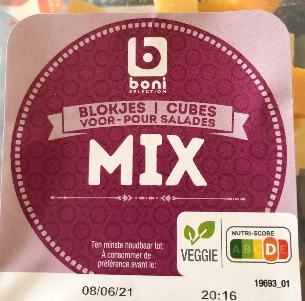 cubes pour salades MIX