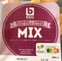 cubes pour salades MIX
