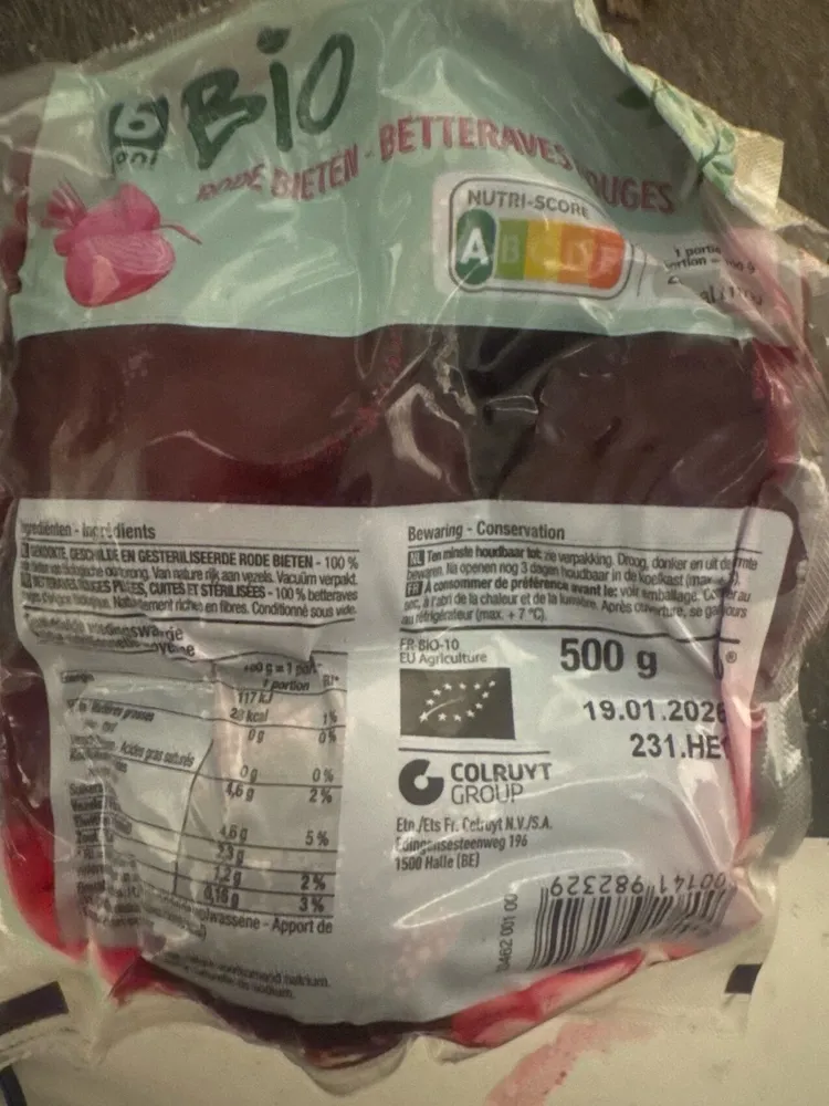 Betterave rouge bio