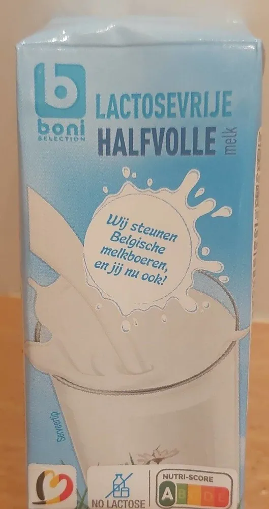 Lait demi-écrémé sans lactose