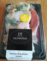 Rouleaux de printemps scampis