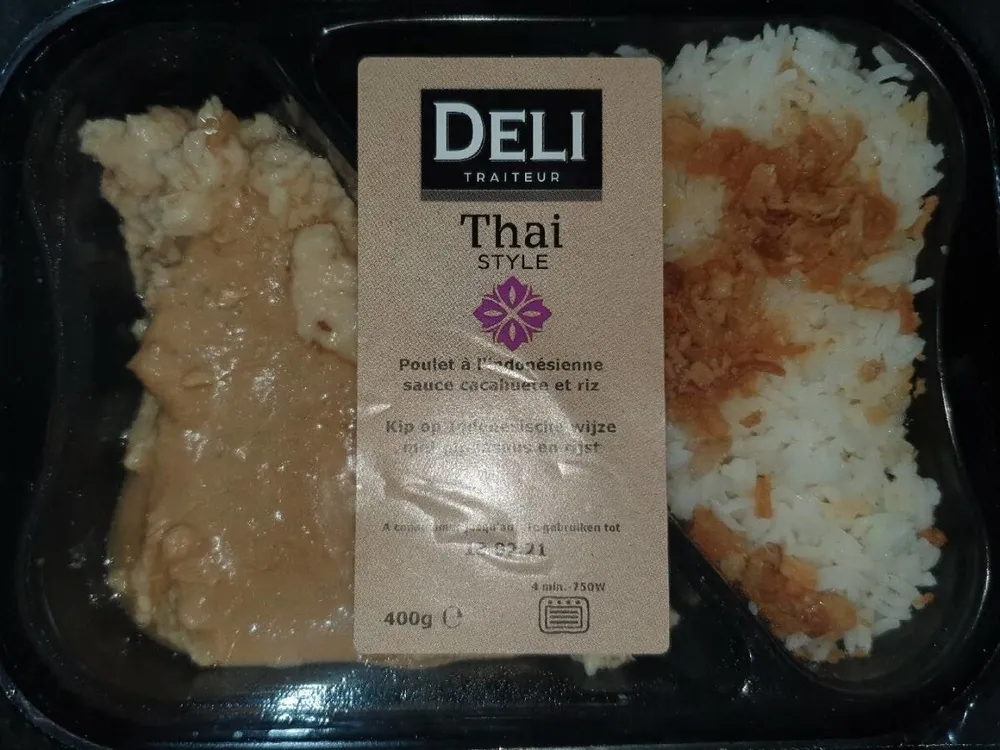 Plat deli traiteur thai cacahuete