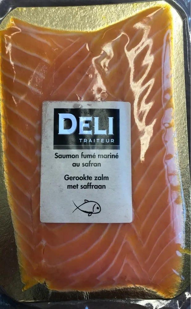 Saumon fume au safran