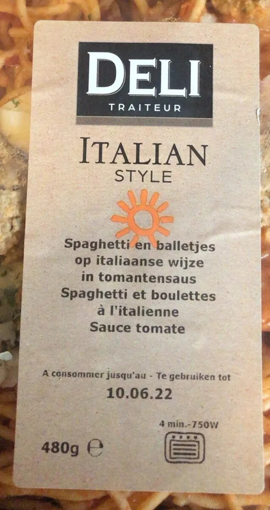 Spaghetti et boulettes à l’italienne