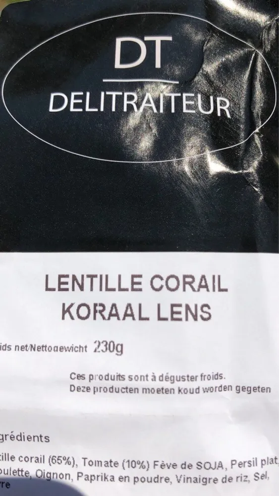 Lentille corail