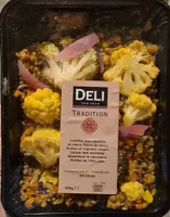 Lentilles aux carottes et choux-fleurs au curry