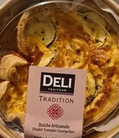 Quiche Artisanale Poulet Tomates Courgettes